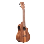 Kala Teak Tri-Top Concert Ukulele w/ Cutaway & EQ