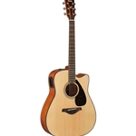 Yamaha Solid Top Folk Acoustic Electric Guitar