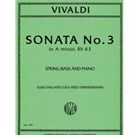 Sonata No. 3 in A Minor - Bass & Piano
