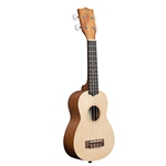 Kala Satin Spruce Soprano Uke - Rosewood Update