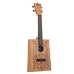 Kala Cigar Box Art Deco Ukulele w/Bag