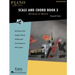 Piano Adventures Scale and Chord Book 3 - Harmony in Motion