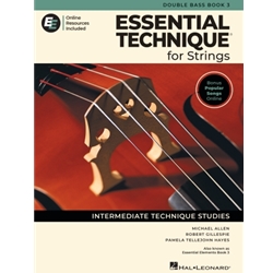 Essential Technique Strings, Bass Bk 3