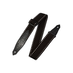 Levy's Heavy-weight Black Cotton Guitar Strap