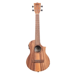 Kala Teak Tri-Top Tenor Ukulele w/ Cutaway & EQ