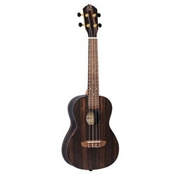 Ortega Guitars Ebony Series Concert Ukulele