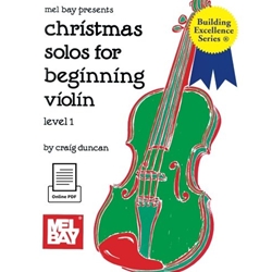 Christmas Solos for Beginning Violin Level 1 w/online