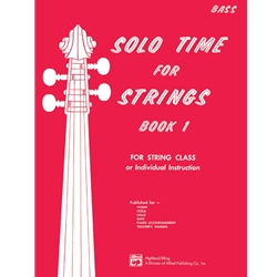 Solo Time for Strings, Bass Bk. 1