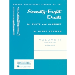 78 Duets for Flute & Clarinet, Vol. 2