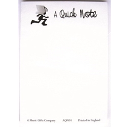 Music Gifts Cmp A Quick Note - NotePad