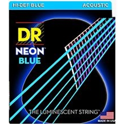 DR Music DR Neon Blue Acoustic Strings