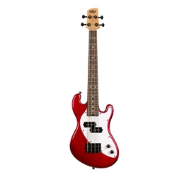 Kala Solid Body UBass - Metallic Red